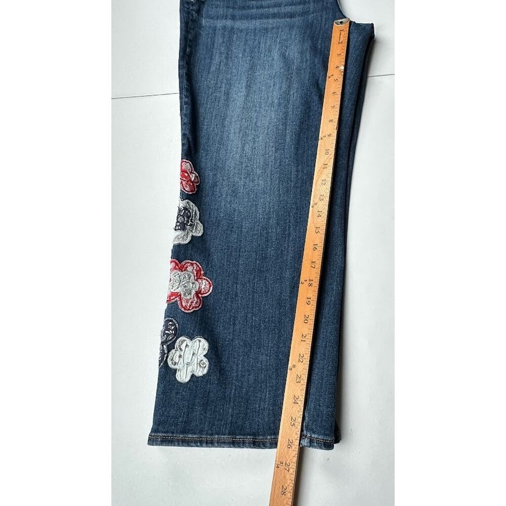 Driftwood Jeans Womens 18 Blue Royce Straight Ankle American Bandstand Boho - Picture 13 of 14